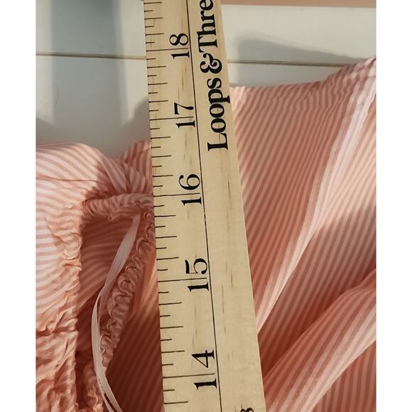 Vintage Simply Styled by Sears Women's 16 Striped belted maxi on or off shoulder - Picture 12 of 12